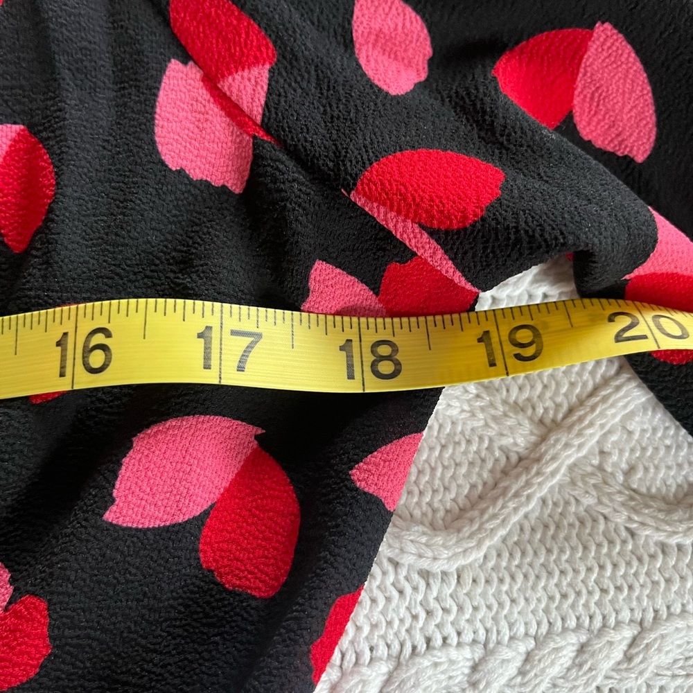 MICHAEL Michael Kors Black and Pink  Pattern Dress Designer Size Medium - Picture 14 of 16